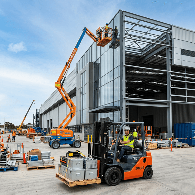 คู่มือเช่ารถกระเช้า (Boom Lift) และรถโฟล์คลิฟท์ สำหรับงานที่สูง (อัปเดต 2026)