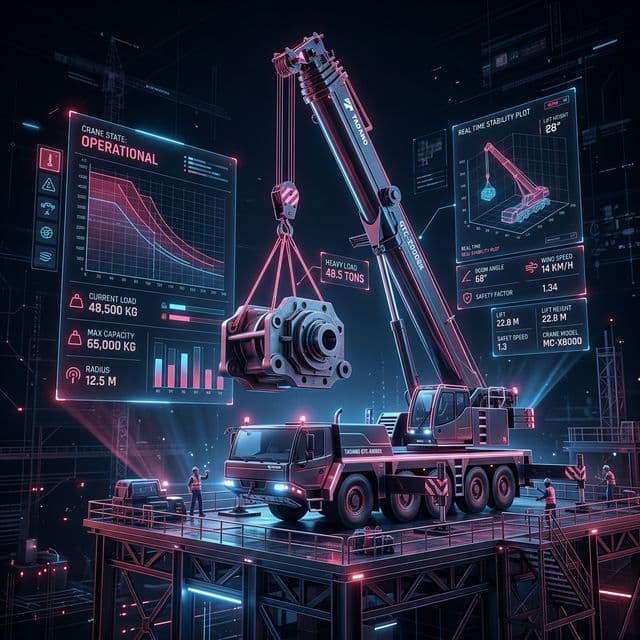 รวม Load Chart รถเครน 25 ตัน - 200 ตัน (XCMG, KATO, ZOOMLION) | คู่มือประเมินงานยกเบื้องต้น