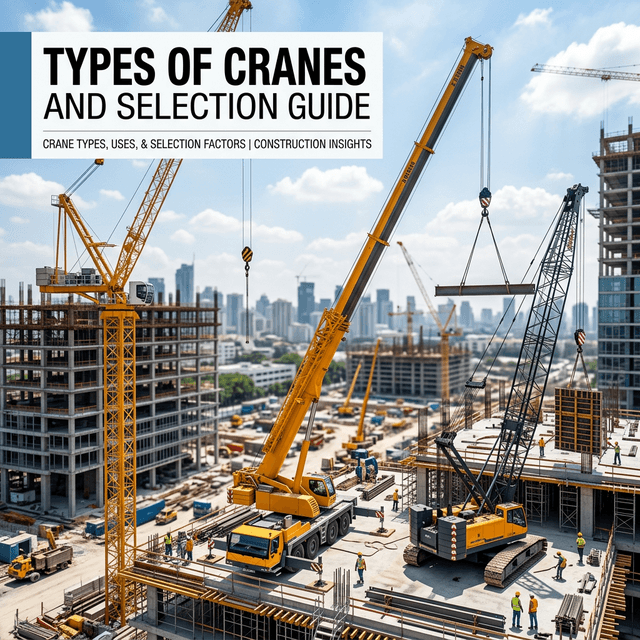 ประเภทของรถเครนมีอะไรบ้าง และเลือกใช้งานอย่างไรให้คุ้มค่าที่สุด (อัปเดต 2026)