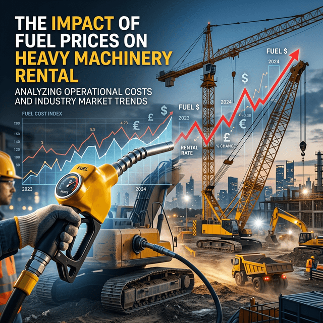 ราคาน้ำมันดีเซล มีผลกระทบต่อเรทค่าเช่ารถเครนและเครื่องจักรหนักอย่างไร ในปี 2026?