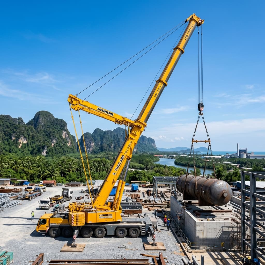 เช่ารถเครนภาคใต้: 3 เหตุผลที่โครงการหนักไม่จำเป็นต้องรอเครนจากกรุงเทพฯ