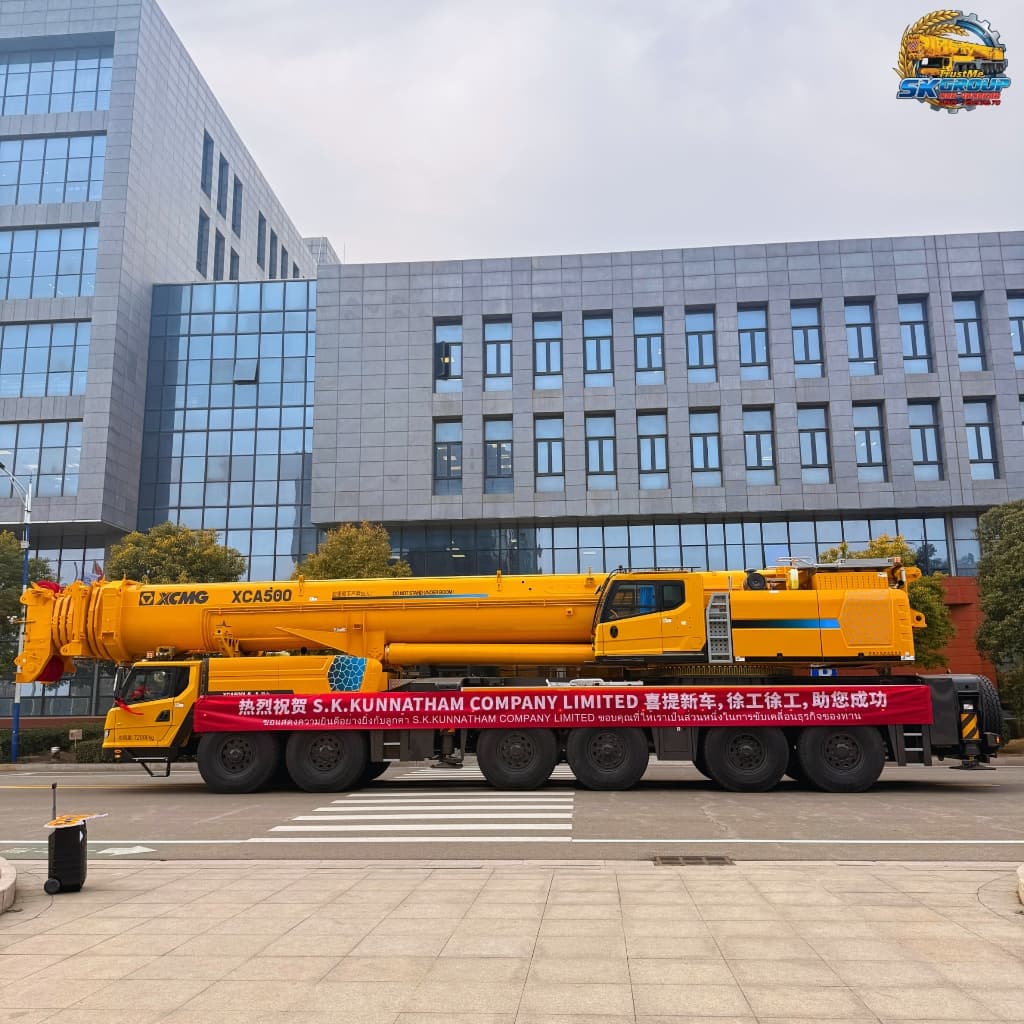 ภาคใต้พร้อมหรือยัง? ต้อนรับรถเครน 500 ตัน XCMG XCA500L8 ยักษ์ใหญ่คันใหม่จาก S.K. Kunatham Groupข่าวสารและกิจกรรม ประเทศไทย - ภาพที่ 4 จาก 4