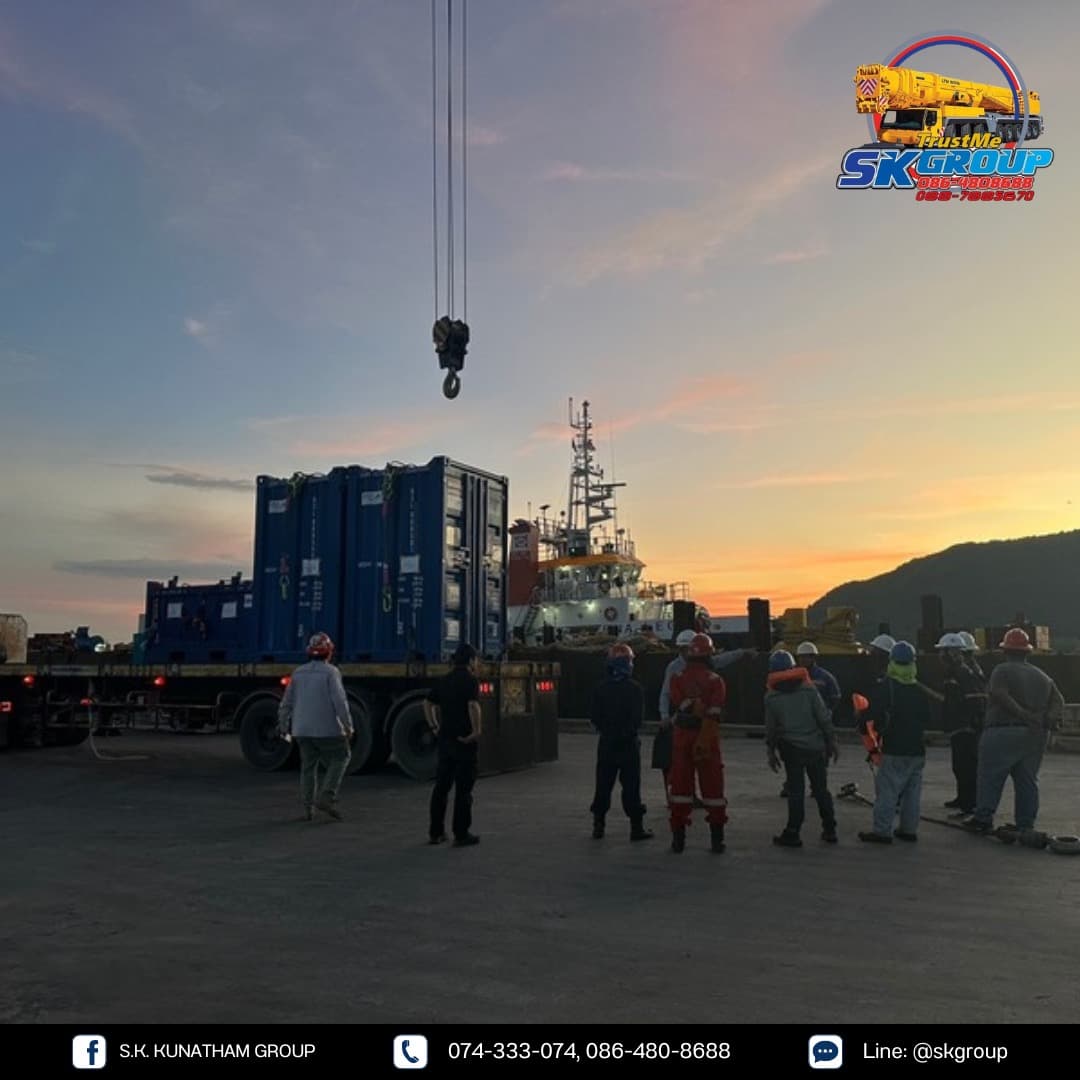 รถเครน 300 ตัน งานท่าเรือและโลจิสติกส์ ท่าเรือเซาเทิร์น จ.สงขลา ของท่าเรือเซาเทิร์น และผู้ส่งออก - ภาพที่ 6 จาก 7