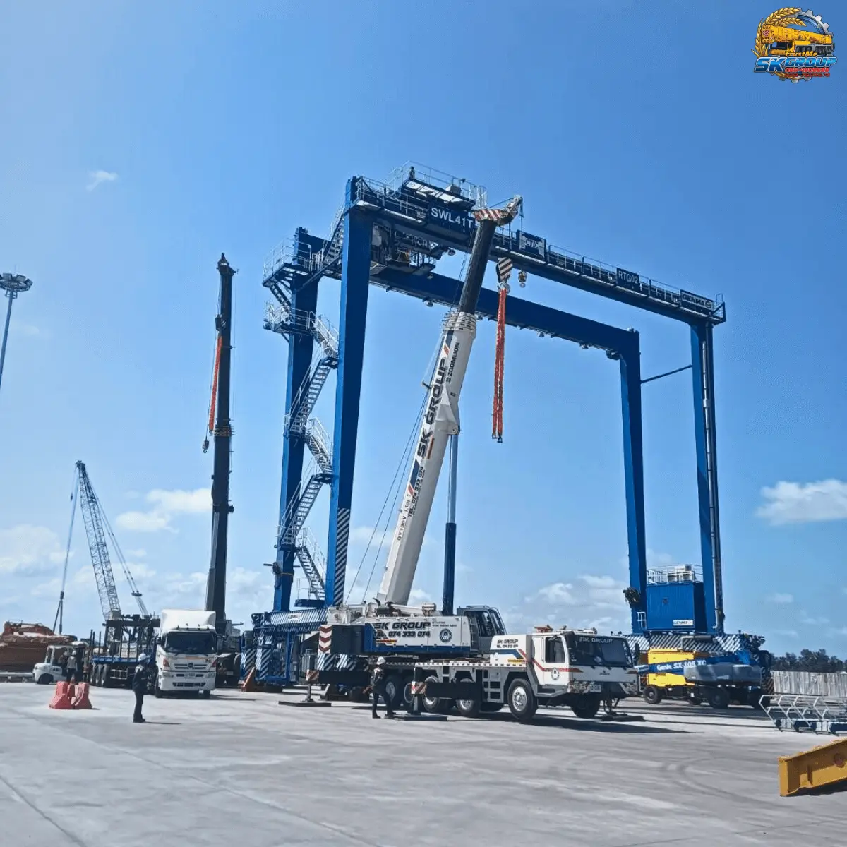Showcase: ภารกิจยกประกอบร่าง RTG Crane ณ ท่าเรือน้ำลึกสงขลา — มาตรฐานการยกระดับ