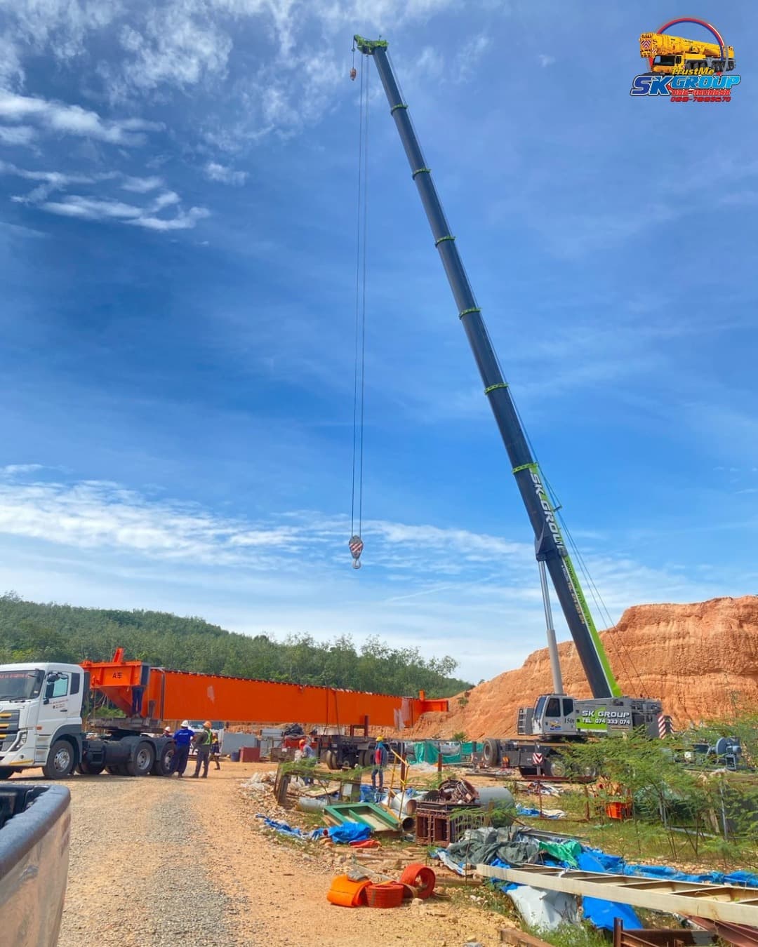รถเครน 200 ตัน งานยกและติดตั้ง บ่อขยะ SCG บ้านพรุ อ.หาดใหญ่ จ.สงขลา ของSCG - ภาพที่ 4 จาก 4