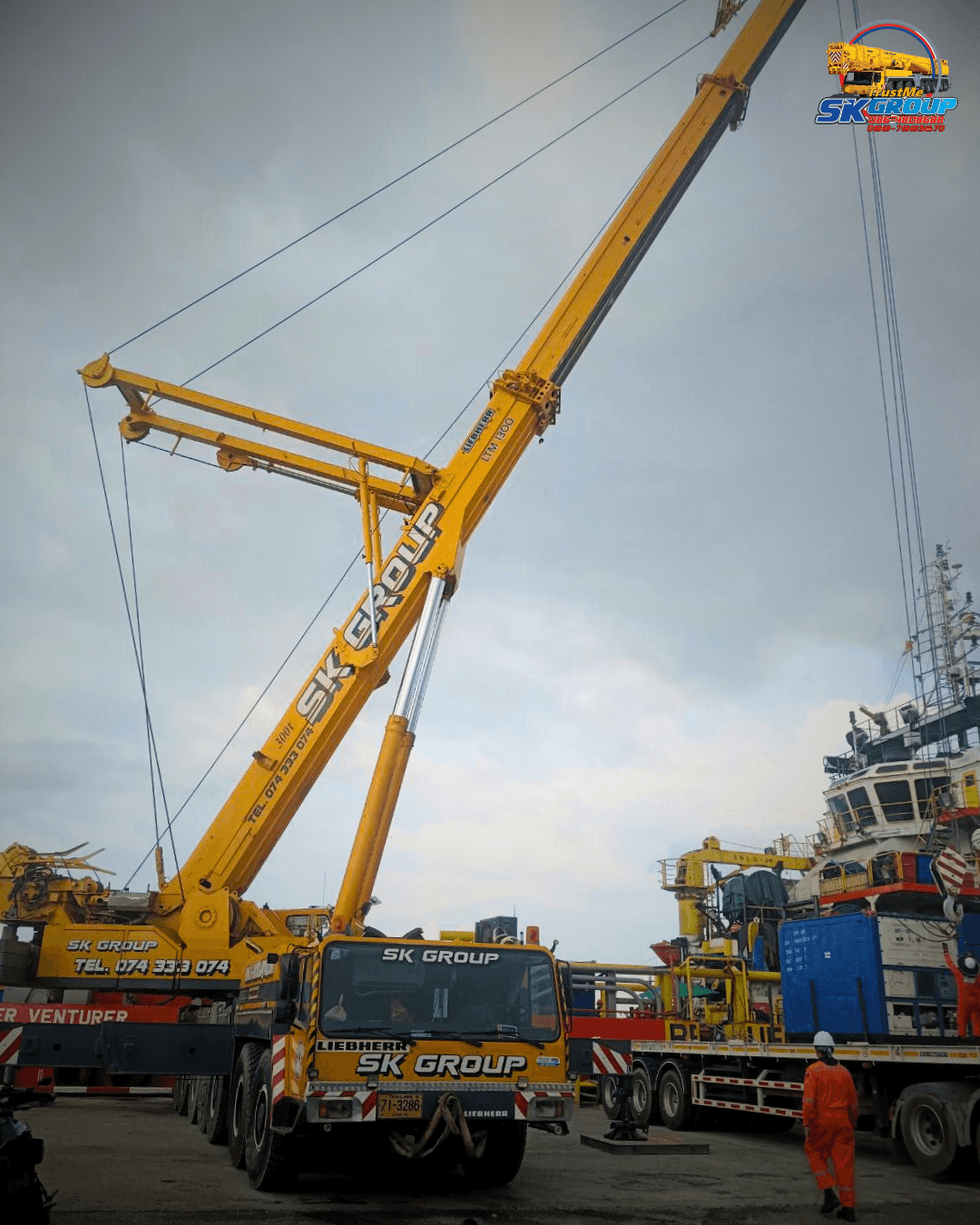 Showcase: ภารกิจยกตู้สินค้า ณ ท่าเรือสงขลา ด้วยเครน LIEBHERR 300 ตัน - ภาพที่ 3