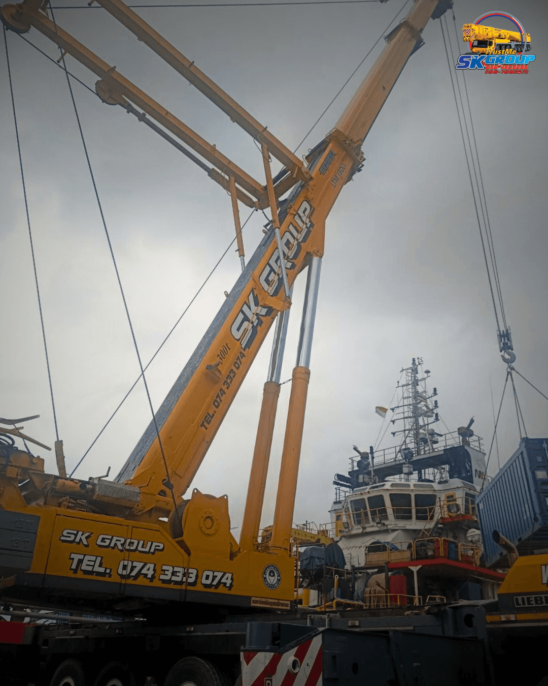 Showcase: ภารกิจยกตู้สินค้า ณ ท่าเรือสงขลา ด้วยเครน LIEBHERR 300 ตัน - ภาพที่ 5