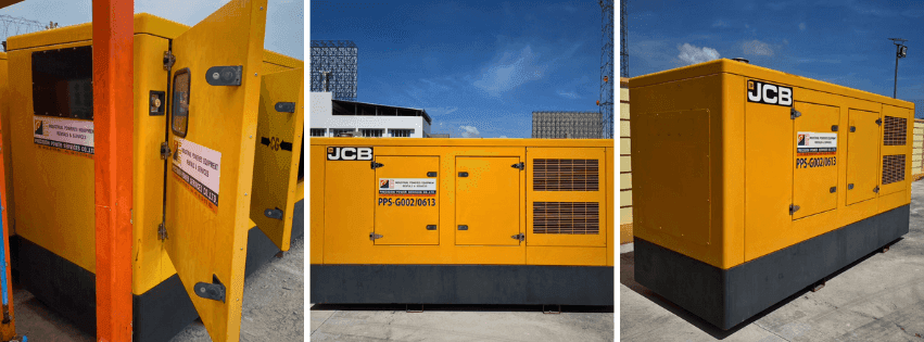 เช่าเครื่องปั่นไฟ JCB 220 kVA สงขลา-หาดใหญ่ เอส.เค.คุณธรรม กรุ๊ป