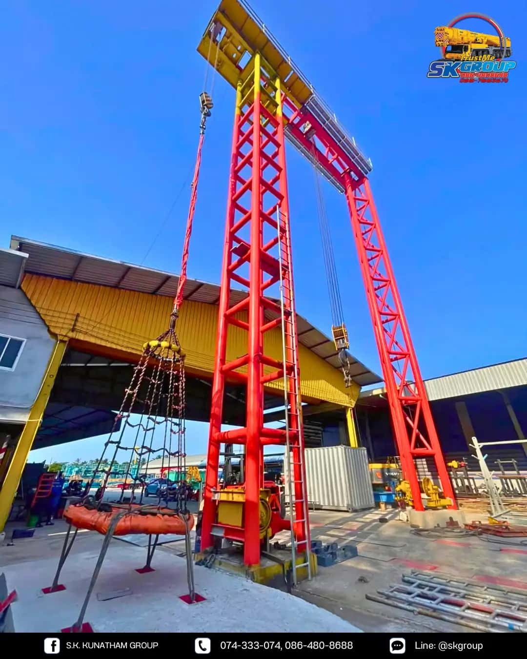 บริการทดสอบน้ำหนัก Load Test สูงสุด 200 ตัน