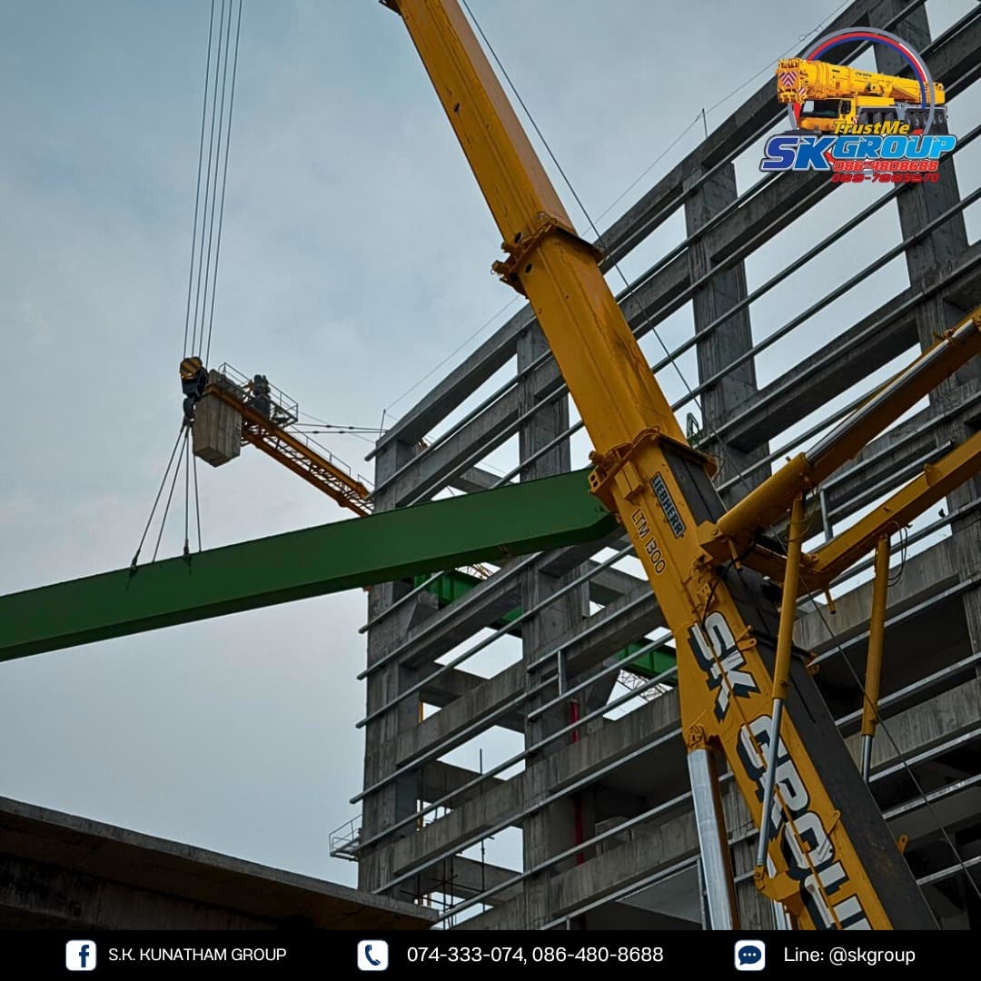 Showcase: ภารกิจยกประกอบ Over Head Crane ณ โรงไฟฟ้าชีวมวล