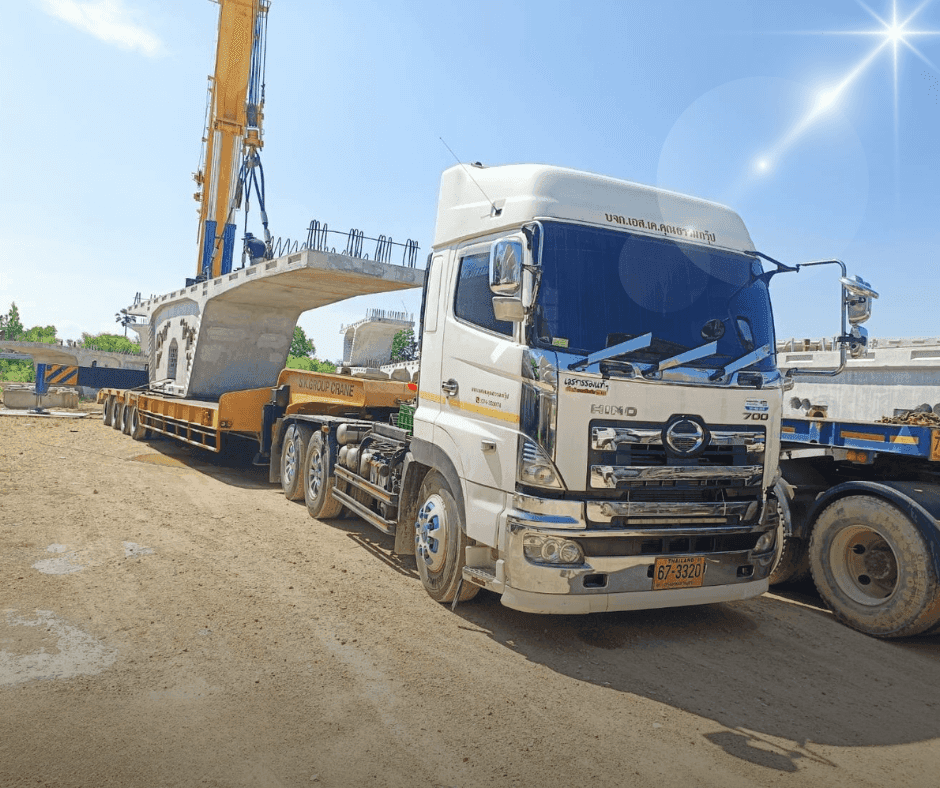 บริการเช่ารถเทรลเลอร์ (โลว์เบด-พื้นเรียบ)