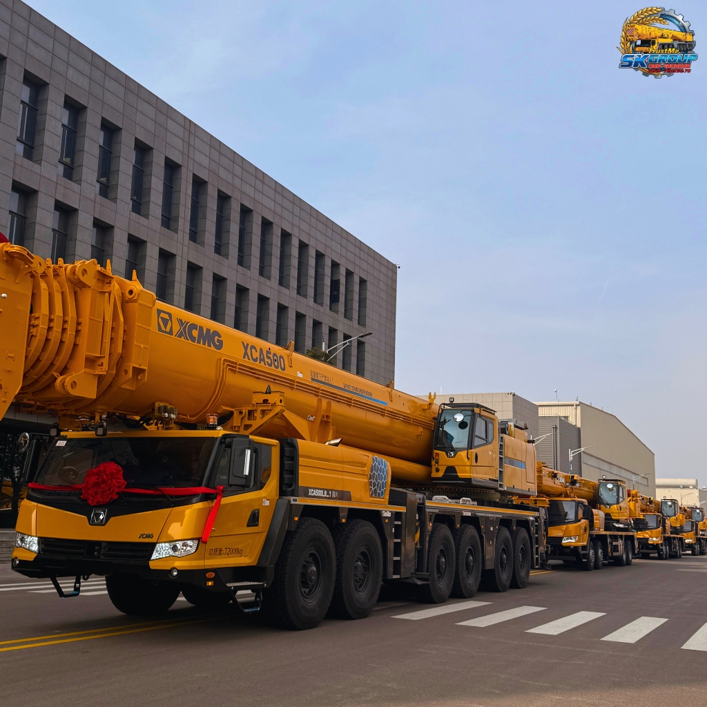 พิธีรับมอบรถเครน 500 ตัน XCMG XCA500L8 ที่ประเทศจีน